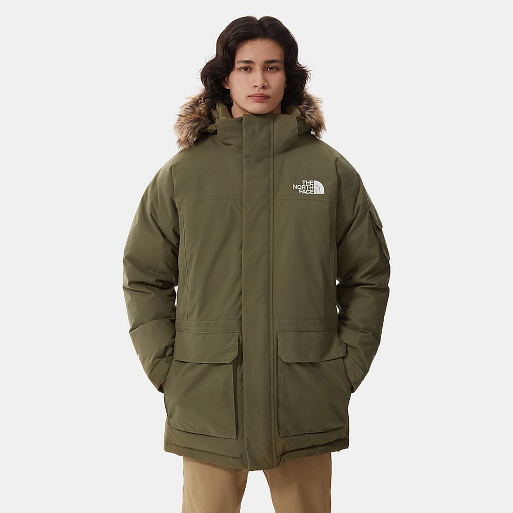 The North Face Waterproof Jackets Mens Australia - The North Face Mcmurdo Olive Green Mcmurdo (NES-8